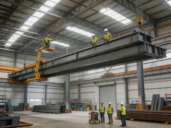 DynaLift crane assembly workshop
