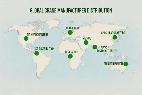 DynaLift global distribution map