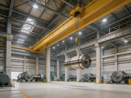 Power plant crane