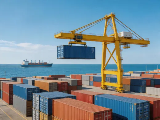 Port and logistics crane